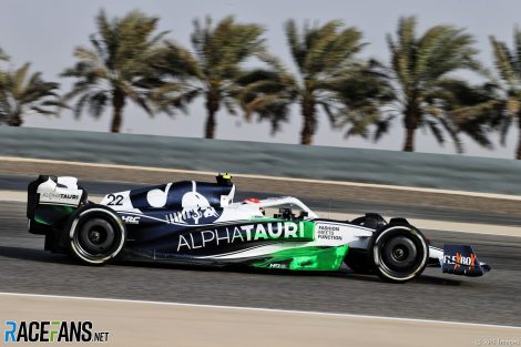 Yuki Tsunoda, AlphaTauri, Bahrain International Circuit, 2022