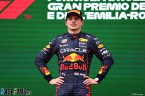 Verstappen leads Red Bull one-two at Imola as Leclerc spins out of third