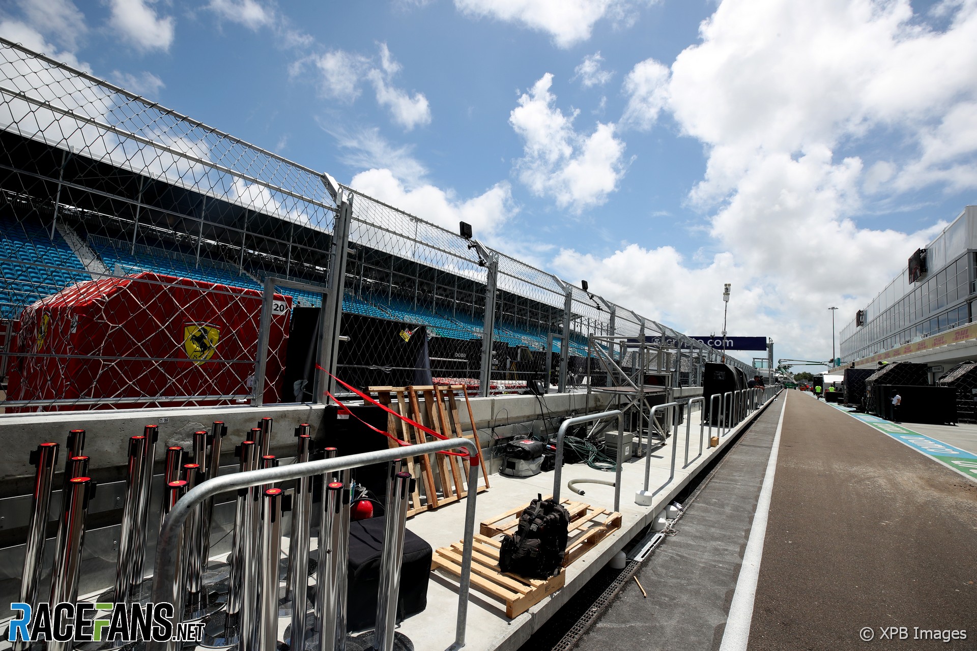 Ferrari freight, Miami International Autodrome, 2022
