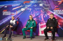 (L to R): Franz Tost, AlphaTauri Team Principal; Mike Krack, Aston Martin Team Principal; Otmar Szafnauer, Alpine Team Principal; Circuit Gilles Villeneuve, 2022