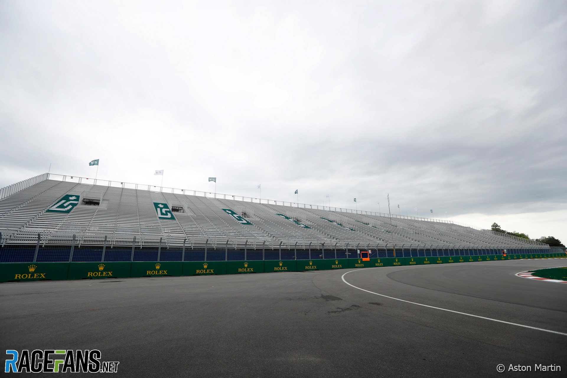 Lance Stroll grandstand, Circuit Gilles Villeneuve, 2022