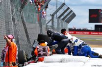 ‘Fans shouted to ask Zhou if he was okay’: How one spectator saw huge British GP crash