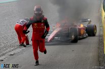 Sainz concerned reaction to his engine fire was “a bit slow”