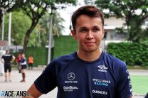 Albon thought “long and hard” over whether to return in Singapore