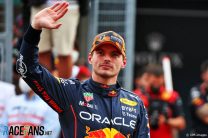 Verstappen’s pole confirmed as stewards hand him reprimand for Norris near-miss