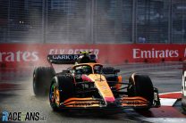 Lando Norris, McLaren, Singapore, 2022