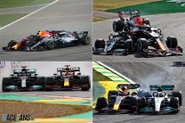 Did Hamilton’s 10th tangle with Verstappen show he’s being “more aggressive” now?