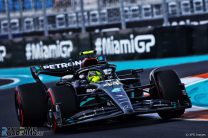 Hamilton calls Mercedes’ Miami practice pace “a kick in the guts”